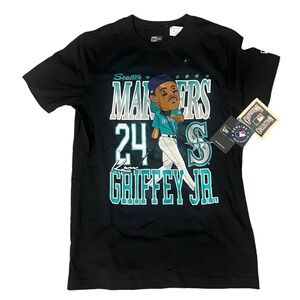 MLB Seattle Mariners Ken Griffey Jr Caricature Tee